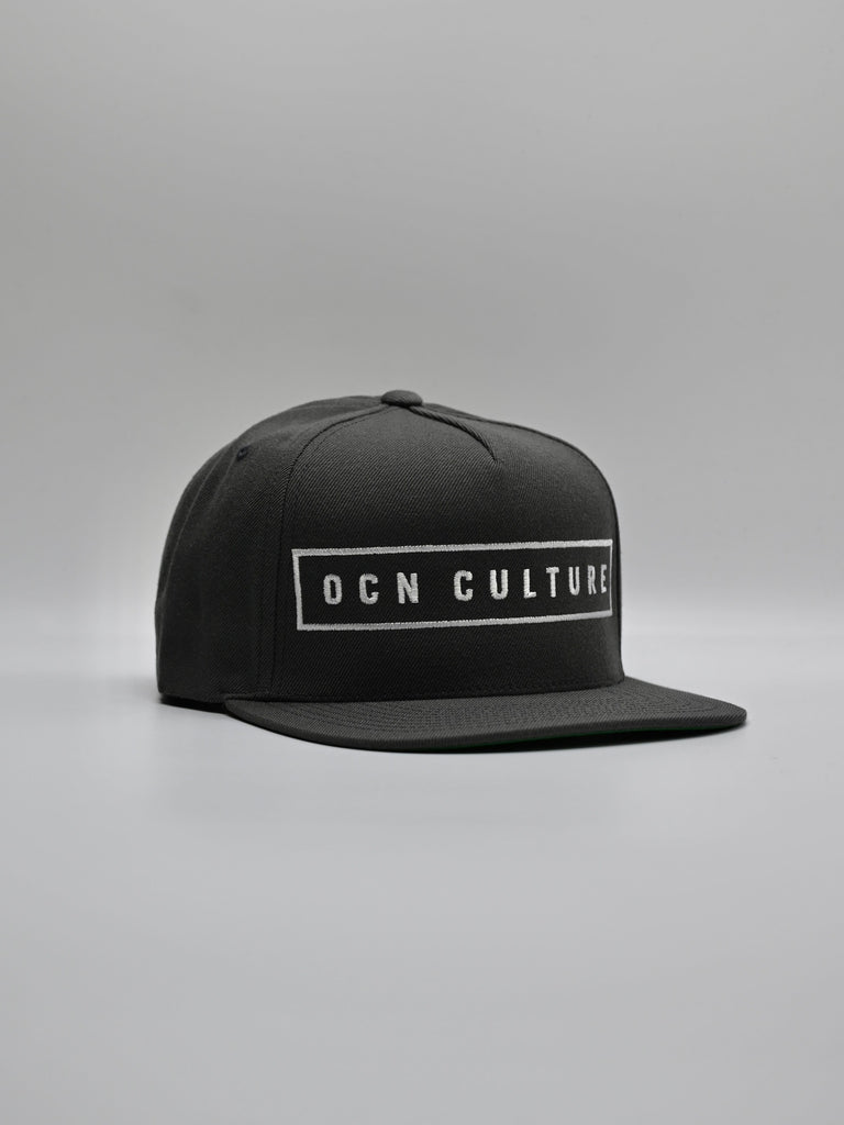 OCN Classic Horizon Snapback Charcoal Gray / White Hat