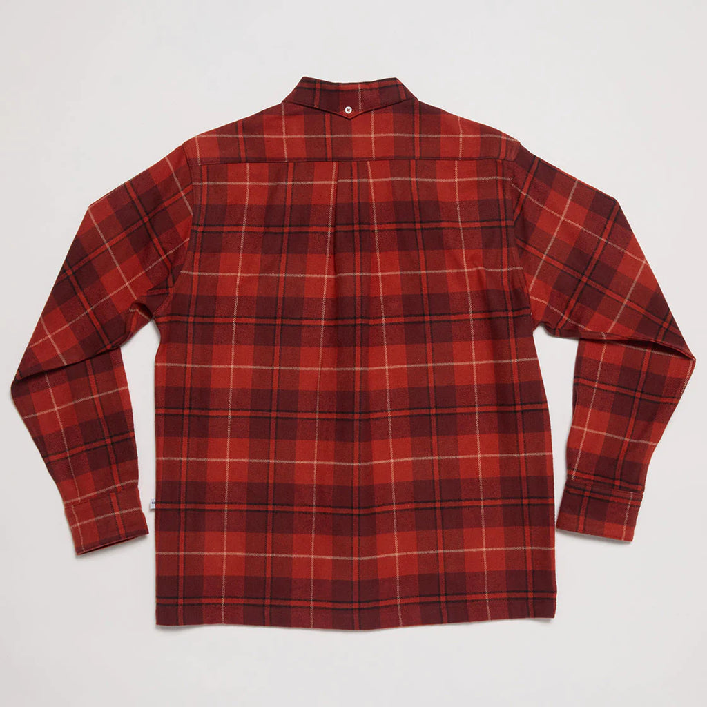 Flannel Shirt - Brick Red - YELLOW RAT PRODUCTIONS