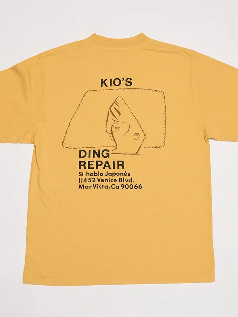 Kio's Ding Repair 5th Generation T-shirt (Mustard) /  YELLOW RAT PRODUCTIONS