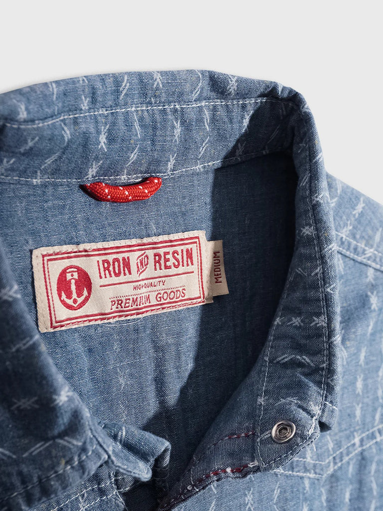 Valley Shirt - Blue /  Iron & Resin