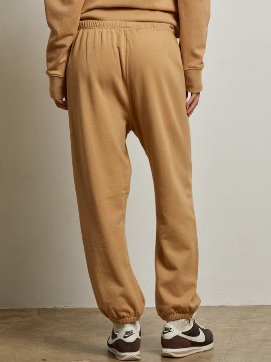 Stevie Sweatpants - Suede - Perfect White Tee