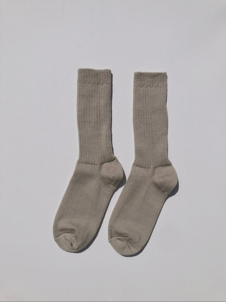 Merino Wool Socks - Gray, Butter, Mushroom, Brown