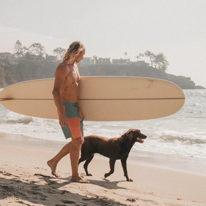 Buchannon Boardshorts - Aqua / Coral - Howler Bros