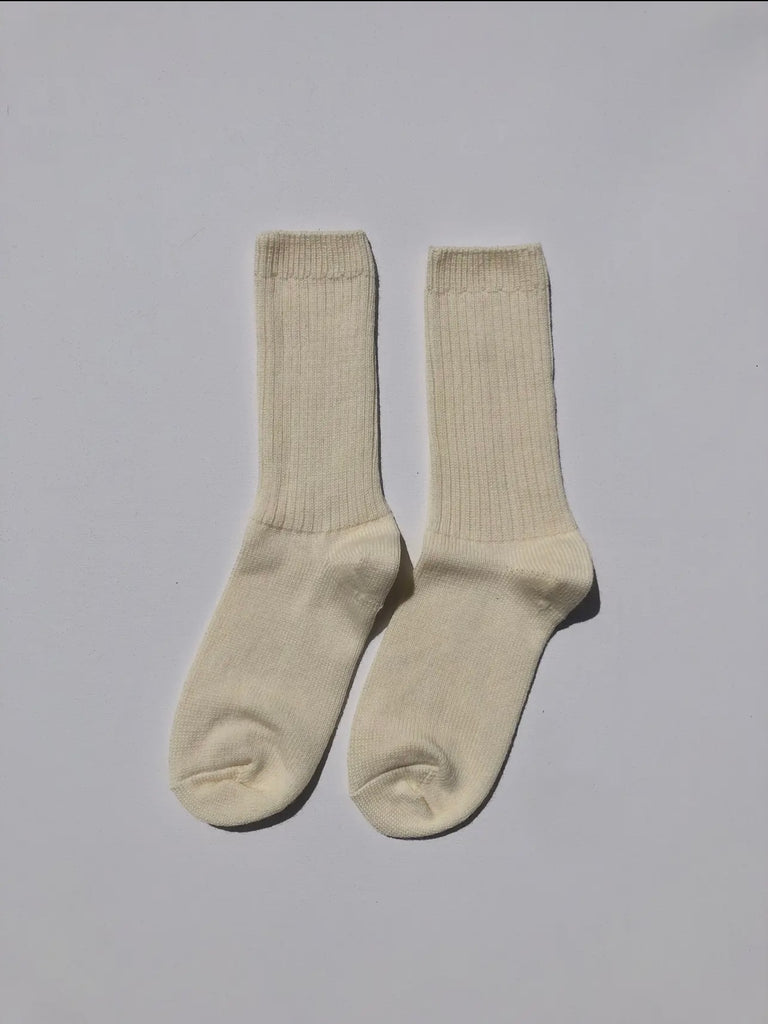 Merino Wool Socks - Gray, Butter, Mushroom, Brown