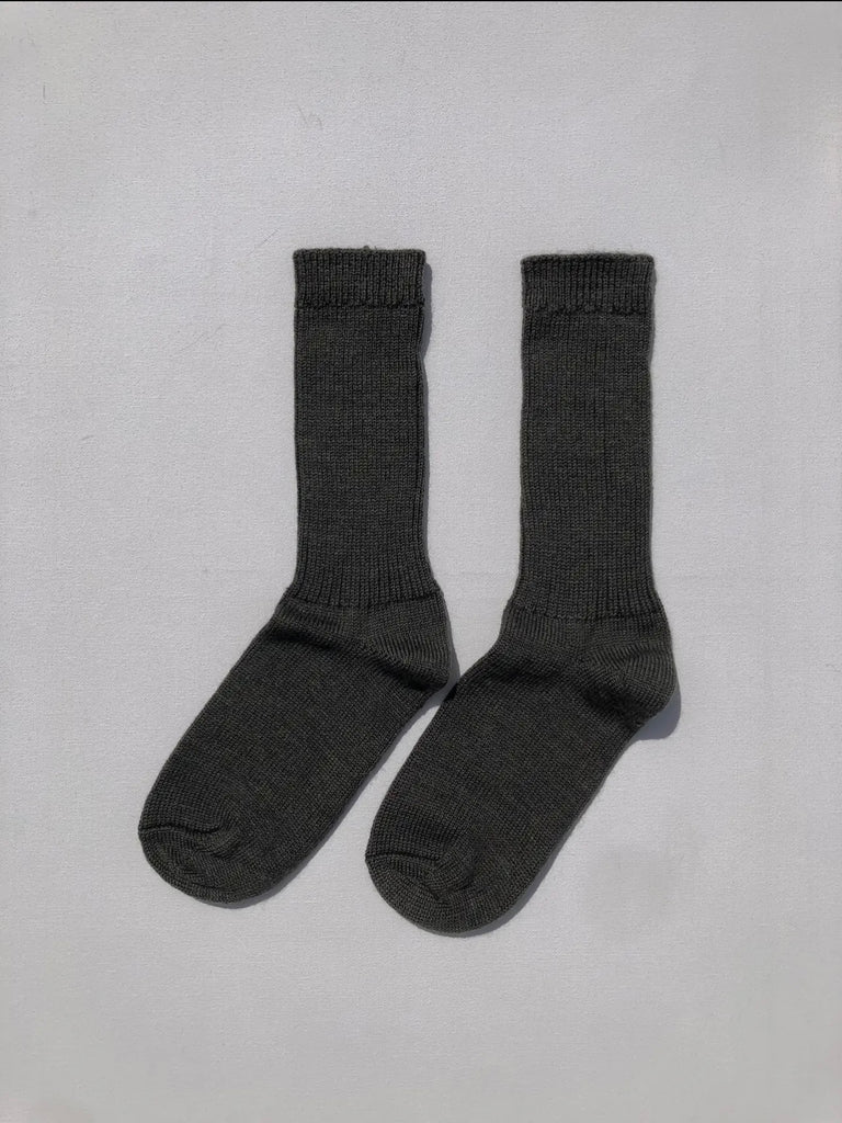 Merino Wool Socks - Gray, Butter, Mushroom, Brown