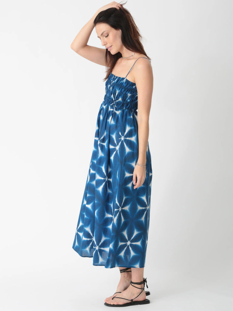 Camilla Dress - Shibori Print (by Electric Rose)