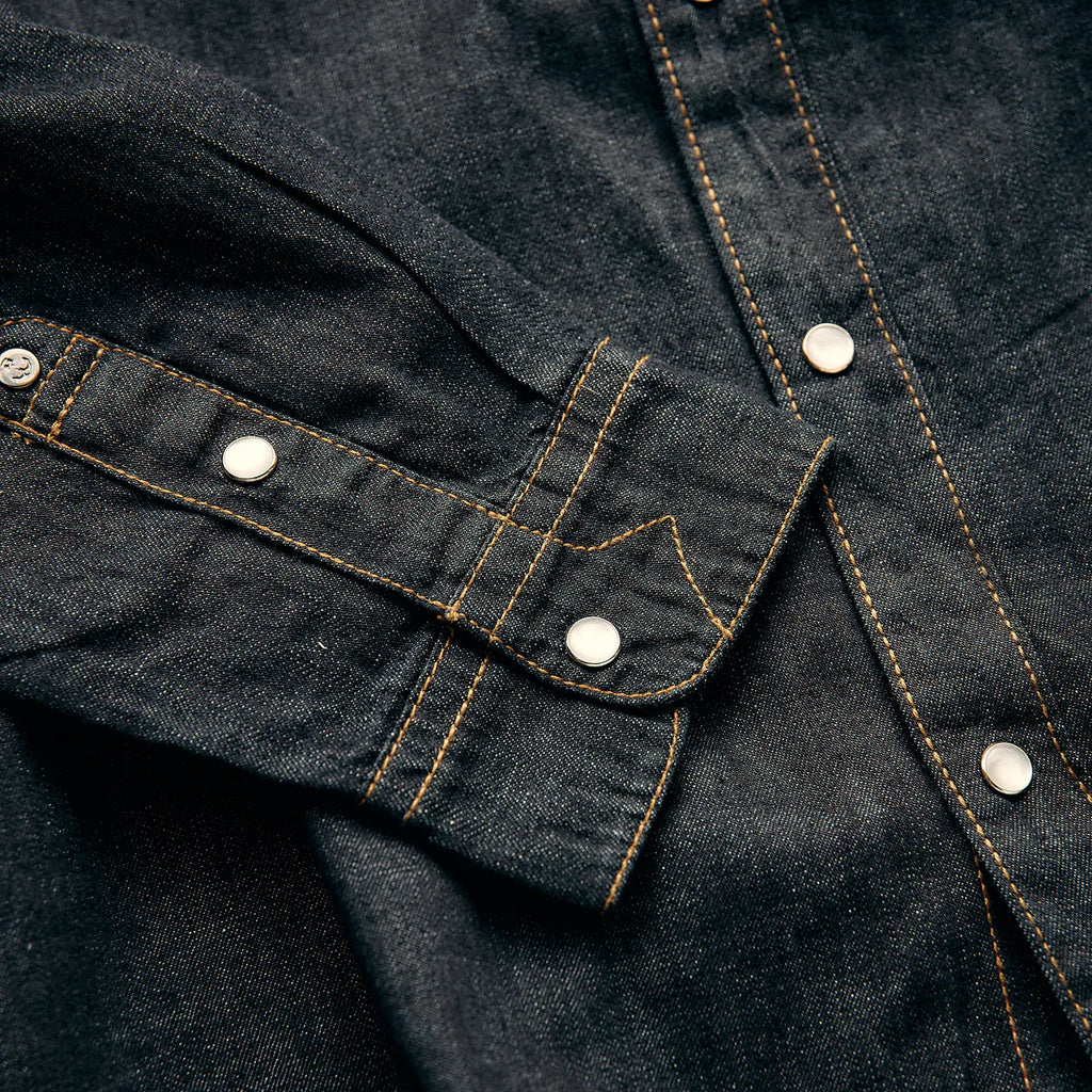 Jimson Dark Denim Shirt - Iron & Resin