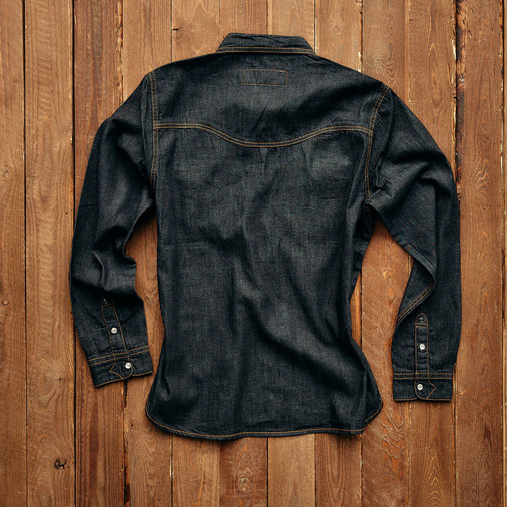 Jimson Dark Denim Shirt - Iron & Resin