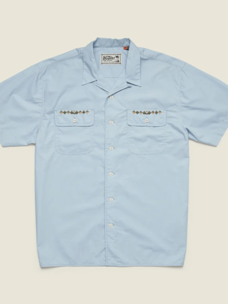 Shores Club Shirt - Niagara Blue  / Howler Bros