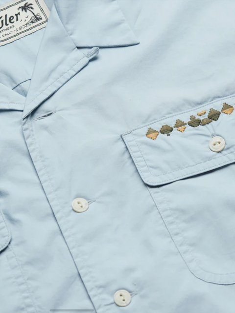 Shores Club Shirt - Niagara Blue  / Howler Bros