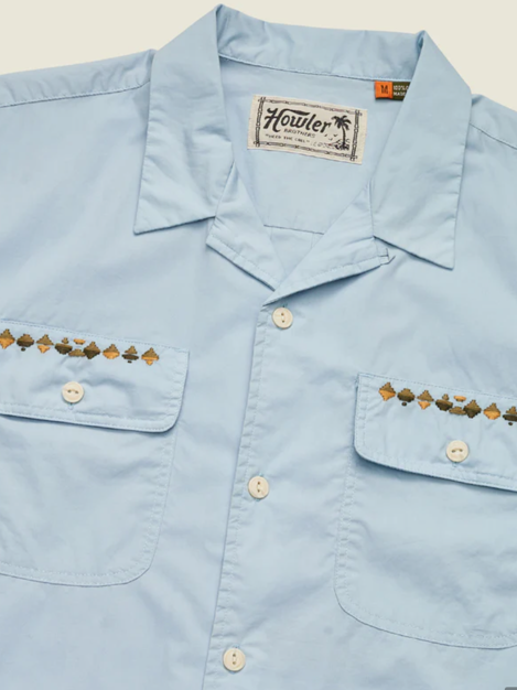 Shores Club Shirt - Niagara Blue  / Howler Bros