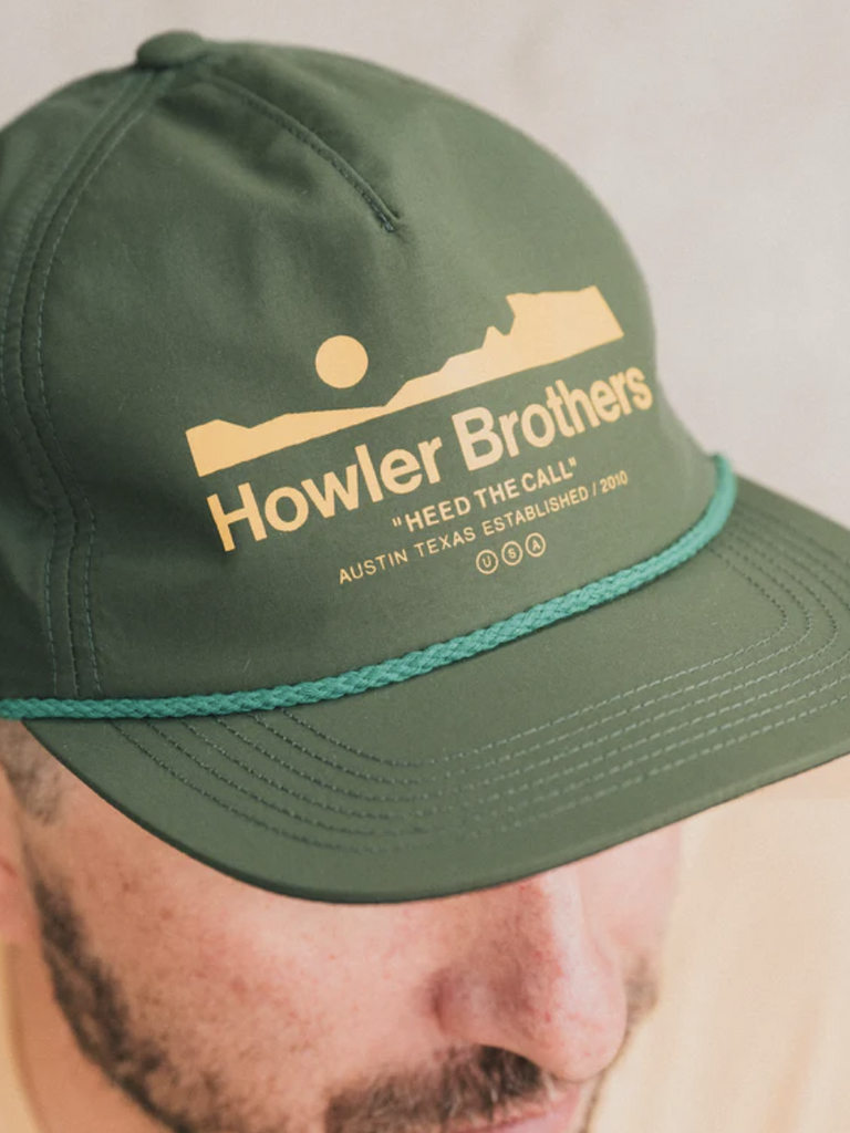 Howler Arroyo Strapback Green Hat / Howler Bros