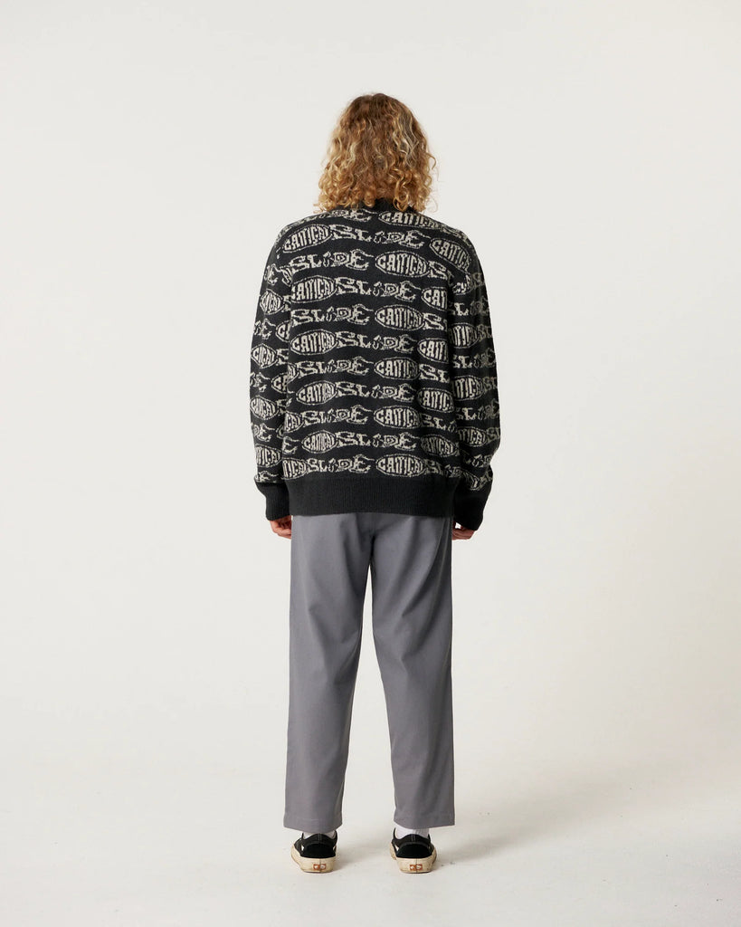 Madness Crew Knit Sweater - Black - Critical Slide