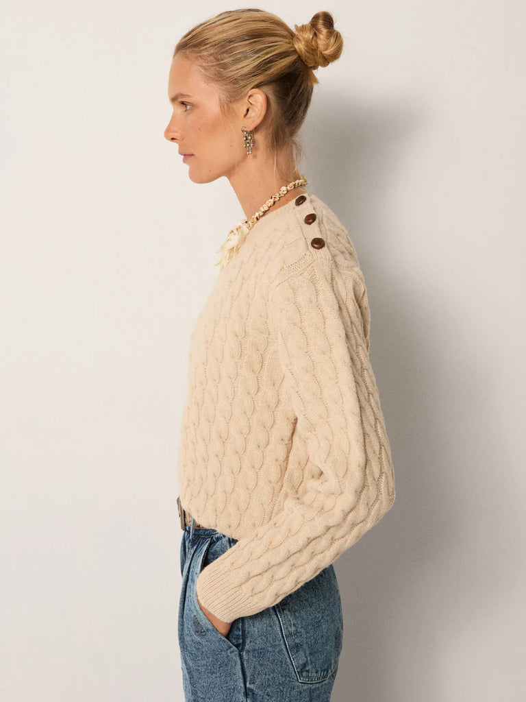 Filippa Sweater - Sabbia Beige - Maison Hotel
