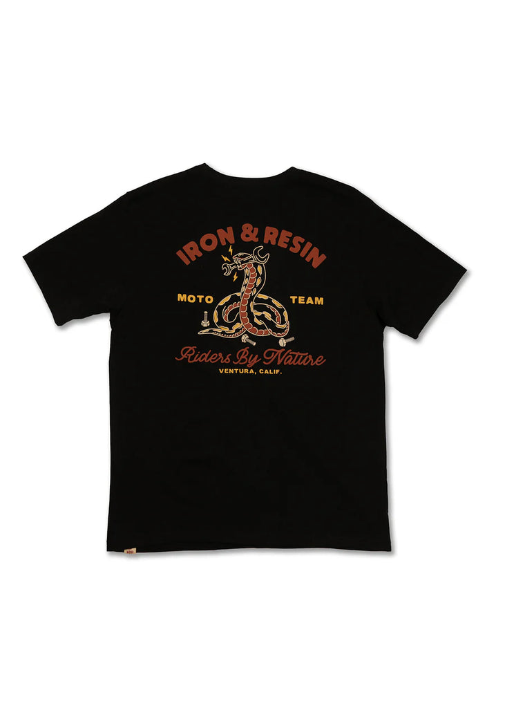 Riders By Nature Tee - Black /  Iron & Resin