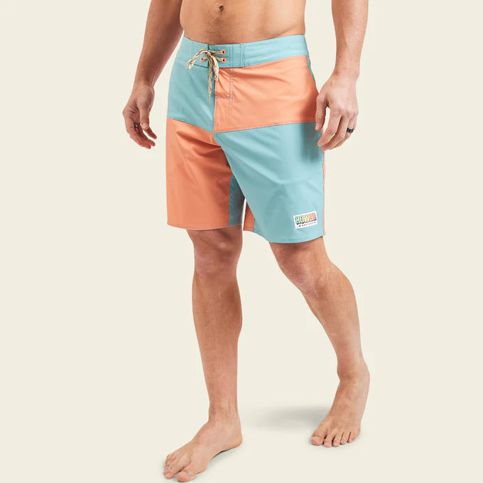 Buchannon Boardshorts - Aqua / Coral - Howler Bros