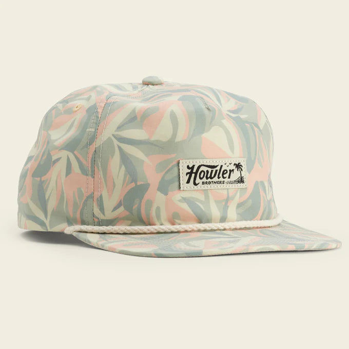 Monstera Mash Snapback Hat - Sherbert / Howler Bros