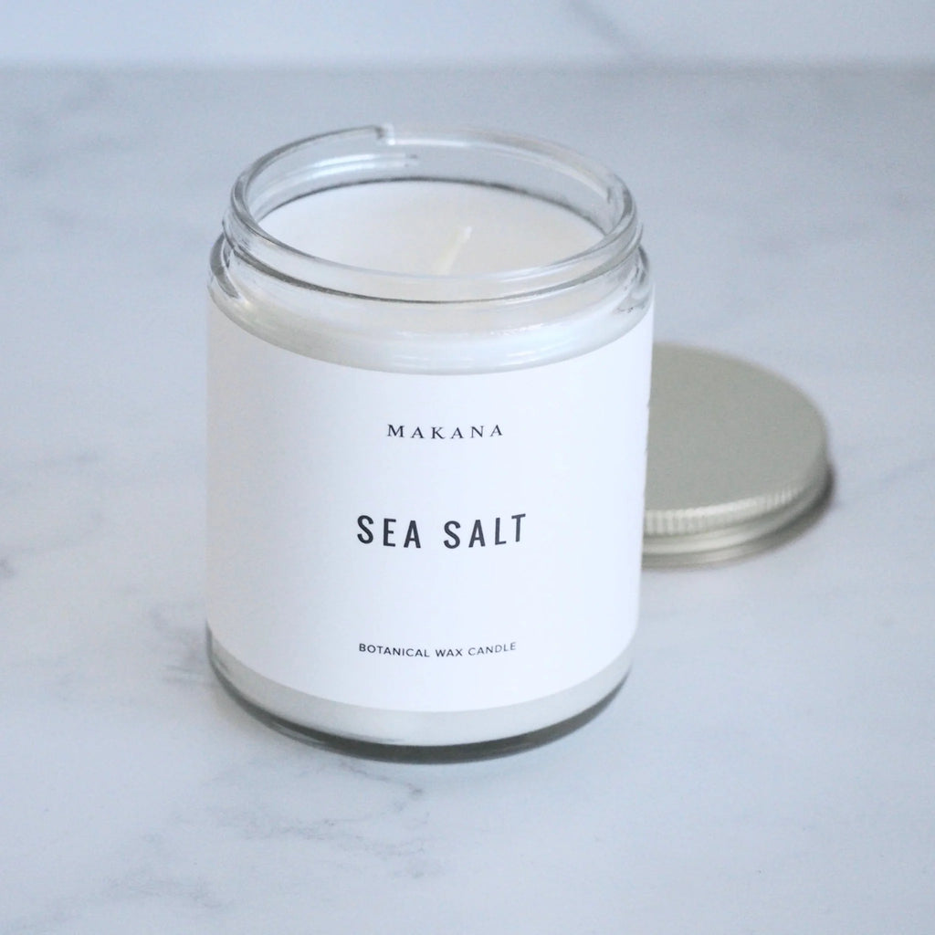 Sea Salt - Modern Apothecary Jar Candle - Makana