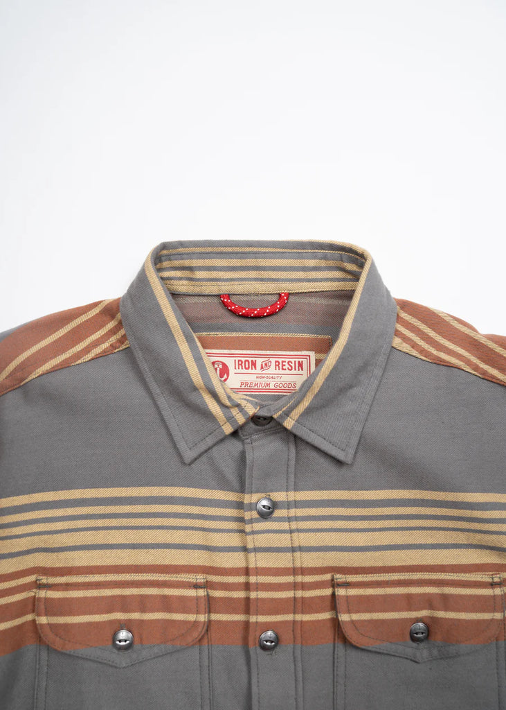 Sunshine Flannel Shirt - Grey /  Iron & Resin