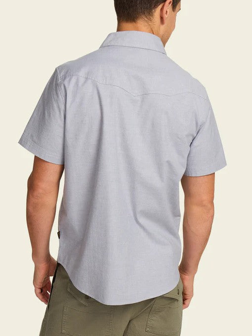 Crosscut Deluxe Shortsleeve Shirt - High Times Light Grey / Howler Bros.