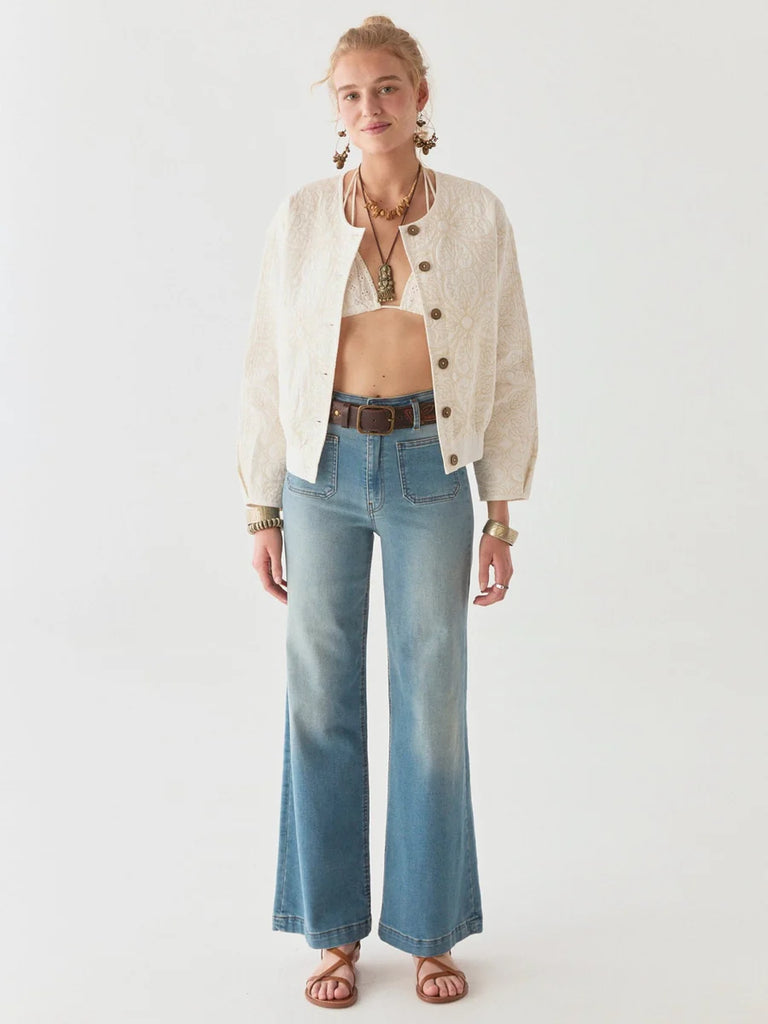 Boticcelli Jacket - Tesela Ivory- Maison Hotel