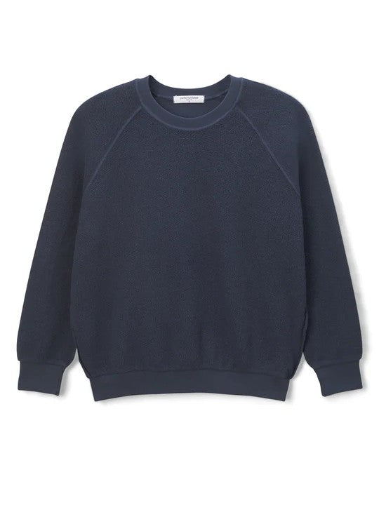 Ziggy Crewneck Sweatshirt - Navy - Perfect White Tee