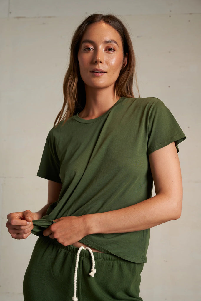 Harley Tee- Fern Green - Perfect White Tee