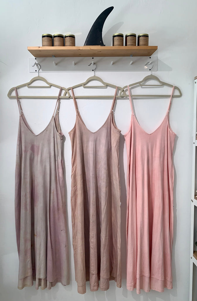 Organic Maxi Dress / Madder Root + Iron + Myrobalan Dye (Dye Artist Meredith Brion)