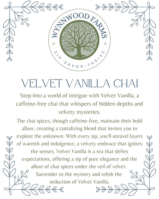 Velvet Vanilla Chai / Herbal Tea from Hawaii