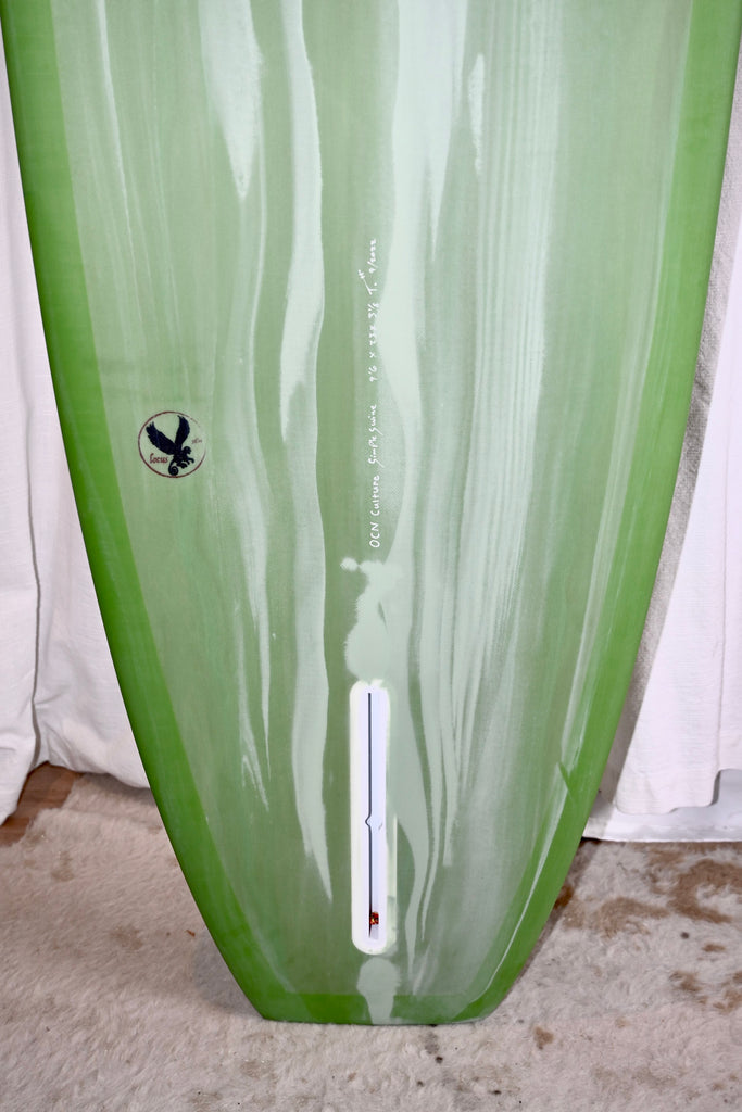 Locus Surfboards By Tyler Hopkins 9’6” Simple Swine w/ Wood Fins