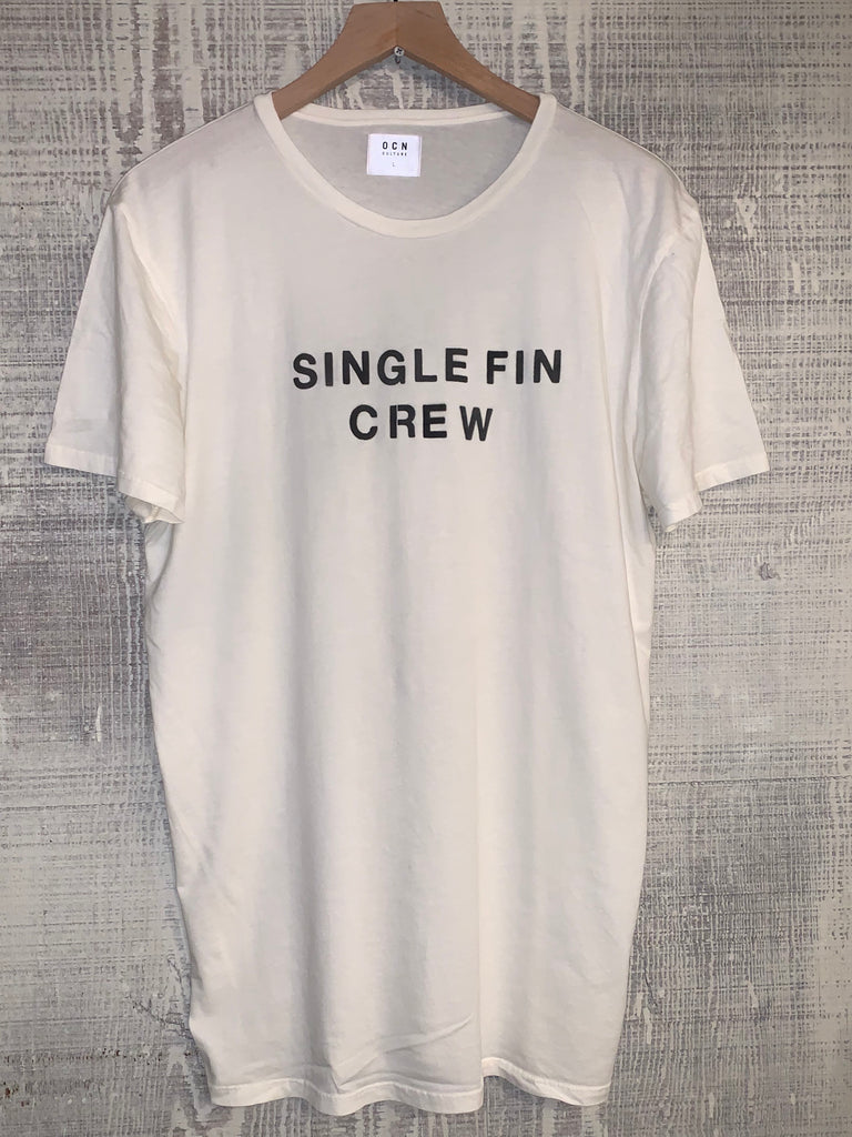 Single Fin Crew Organic T-Shirt / OCN Culture